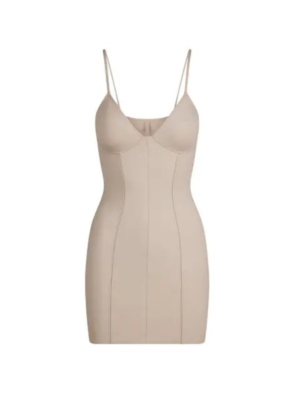 SKIMS Cotton Shapewear Slip - Linen